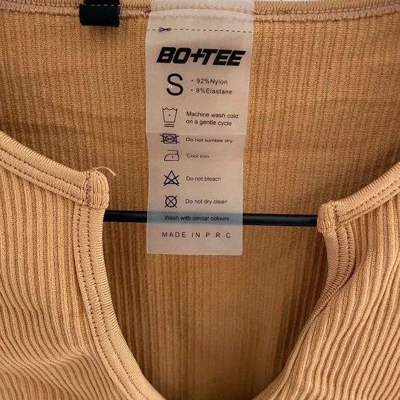 Bo+Tee Ribbed Bra Top - Picture 5 of 5